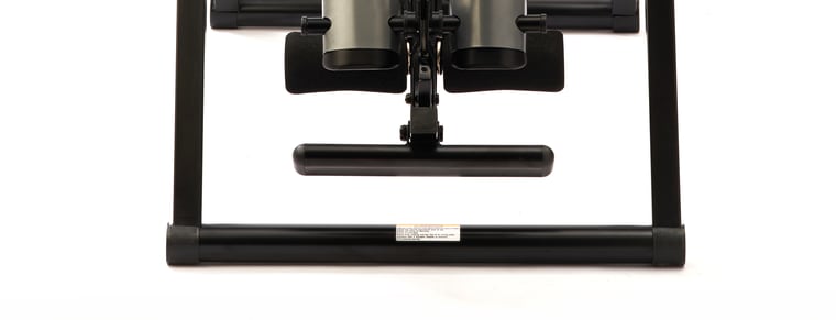 Close-up of the Medisonic heavy-duty steel base frame