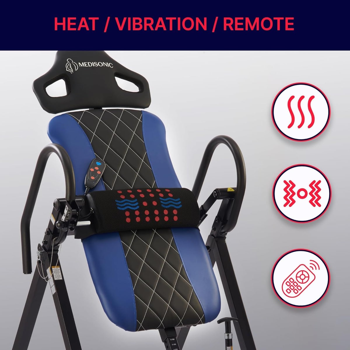 Heat & Vibrating Massage Lumbar Pad